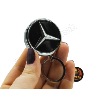 Mercedes Amblemi Gazlı Metal Çakmak